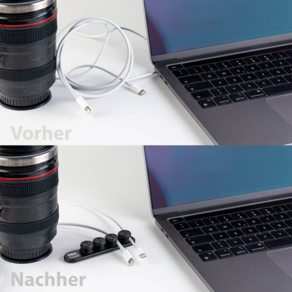Magnetyczny uchwyt na kabel CABL Clip - obrazek 3