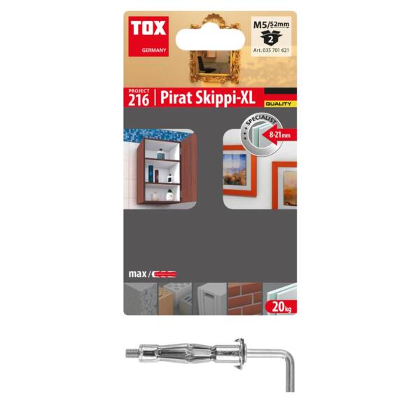 Kołek z hakiem Pirat Skippi-XL