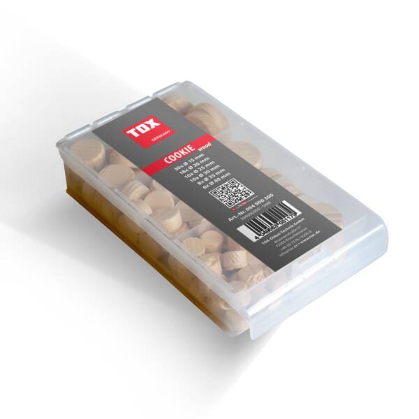 Zestaw drewnianych zaślepek Miniset Cookie wood